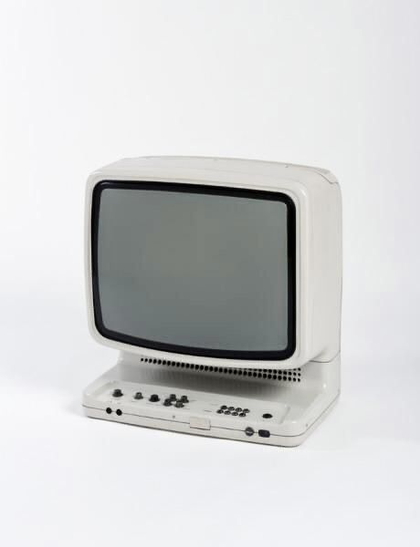 Vintage CRT monitor terminal, representing IrieTrade's headless engine